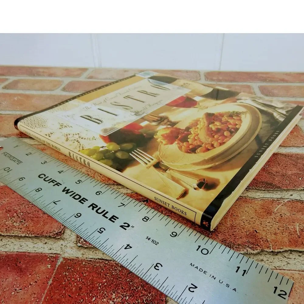 BISTRO Best of Casual French Cooking by Gerald Hirigoyen Vtg 1995‎ HCDJ Cookbook